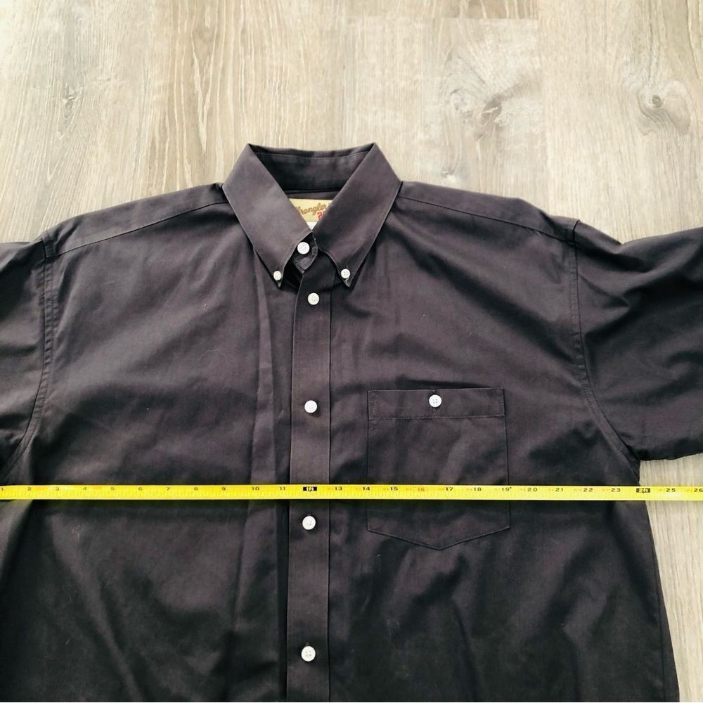 Wrangler 20x Long Sleeve Western Button Up Long Sleeve Shirt Gray Mens Large - Picture 9 of 11